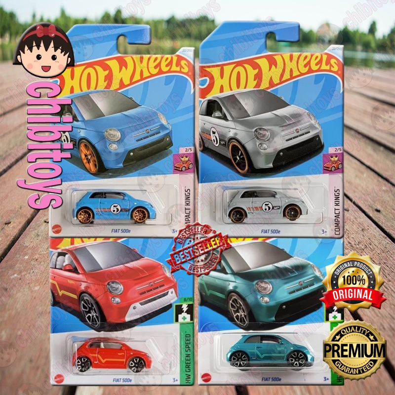 Hijau MERAH Hotwheels FIAT 500e 綠色紅色 2023 藍色灰色 2024 原裝 MATTE