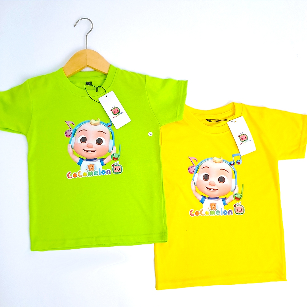 Papoy KIDS T 恤男孩女孩 1-12 歲男孩和女孩角色衣服 CCM BABY COCOMELON