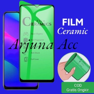 HP LAYAR 透明防眩光陶瓷鋼化玻璃適用於 Oppo A38 型 4G/5G 最新手機螢幕保護膜