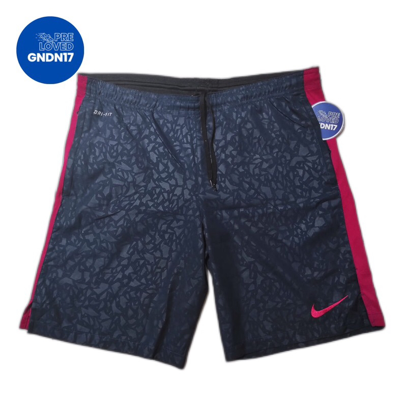 耐吉 Nike Dri fit 跑步褲 Original 海軍藍粉色