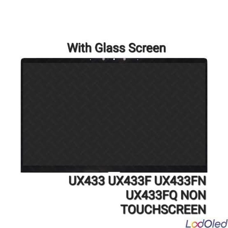 華碩 Led 液晶筆記本電腦 Asus ZenBook UX433F UX433FN-A 帶玻璃屏幕