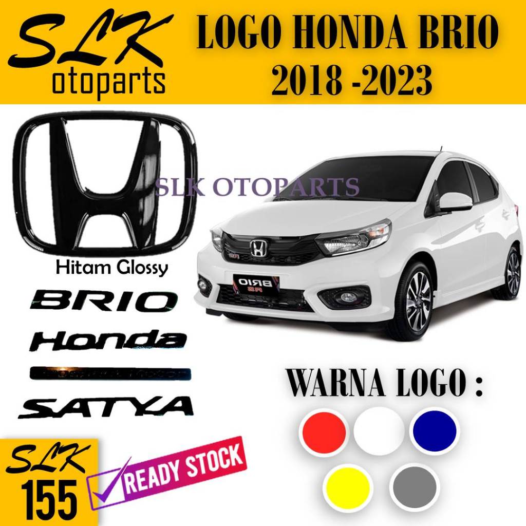 HONDA Slk155 本田 BRIO 汽車標誌標誌全新 2018 2023 Satya RS