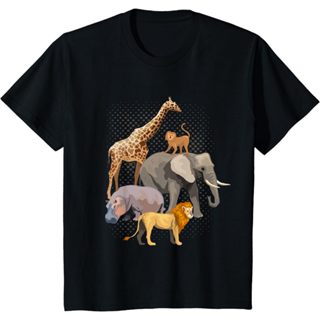優質野生動物園小隊非洲野生動物園動物趣味動物愛好者 T 恤