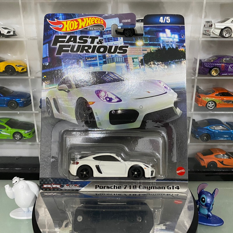 PORSCHE HOT WHEELS 風火輪高級速度與激情保時捷 718 Cayman GT4