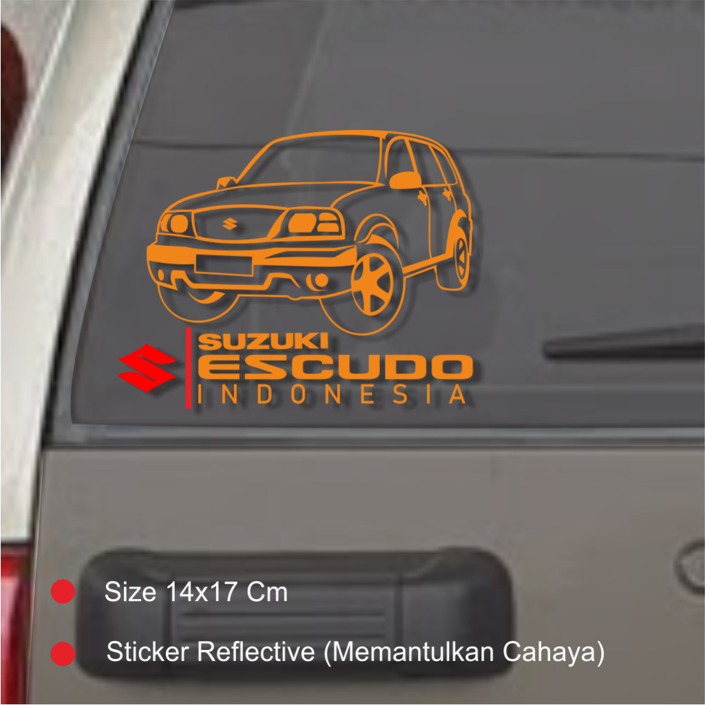 SUZUKI 2005 Escudo 貼紙鈴木汽車玻璃變體貼紙