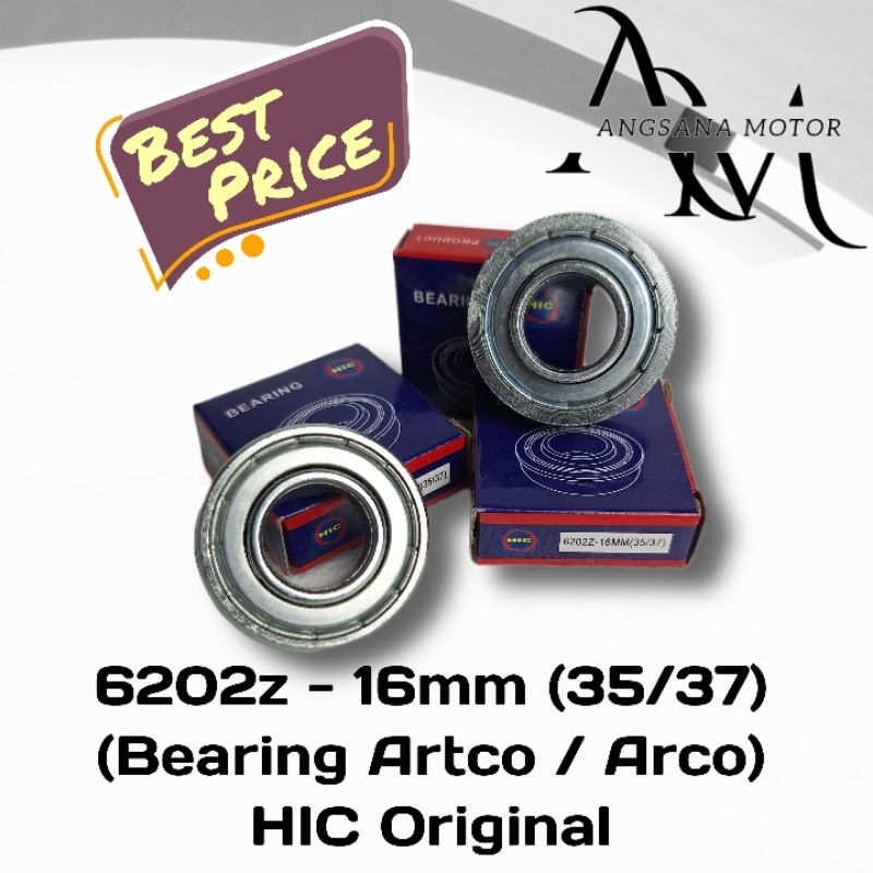 軸承 Artco 6202z-16mm HIC ORIGINAL 軸承 Artco 軸承 Arco 軸承推車軸承推車軸承