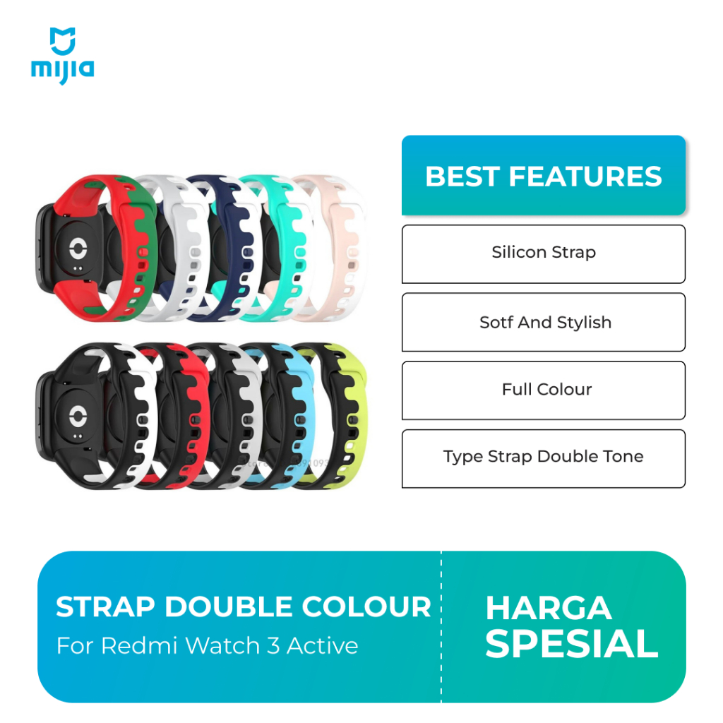 錶帶 Redmi Watch 3 Active 雙色錶帶 Redmi Watch 3 Active