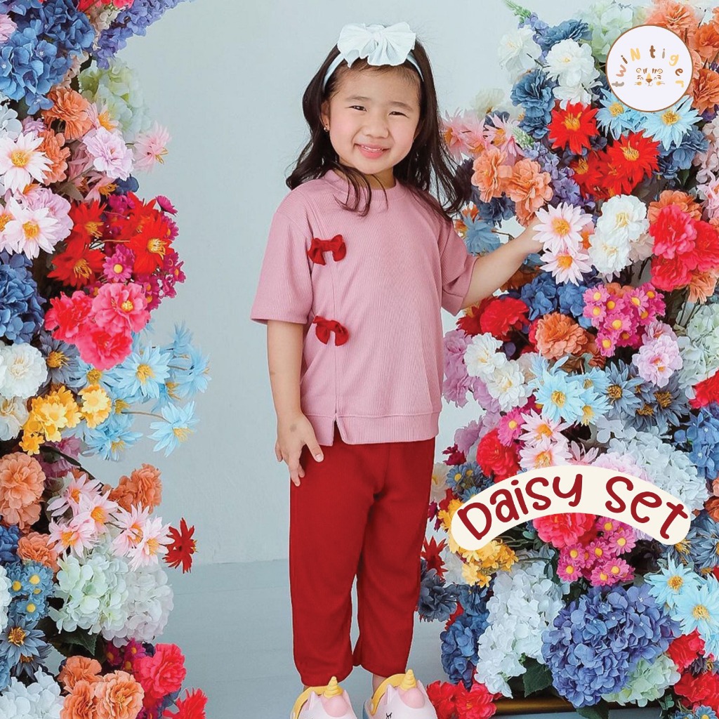 Twin Tiger DAISY SET I 女童套裝 1-6 歲 I 兒童上裝和下裝