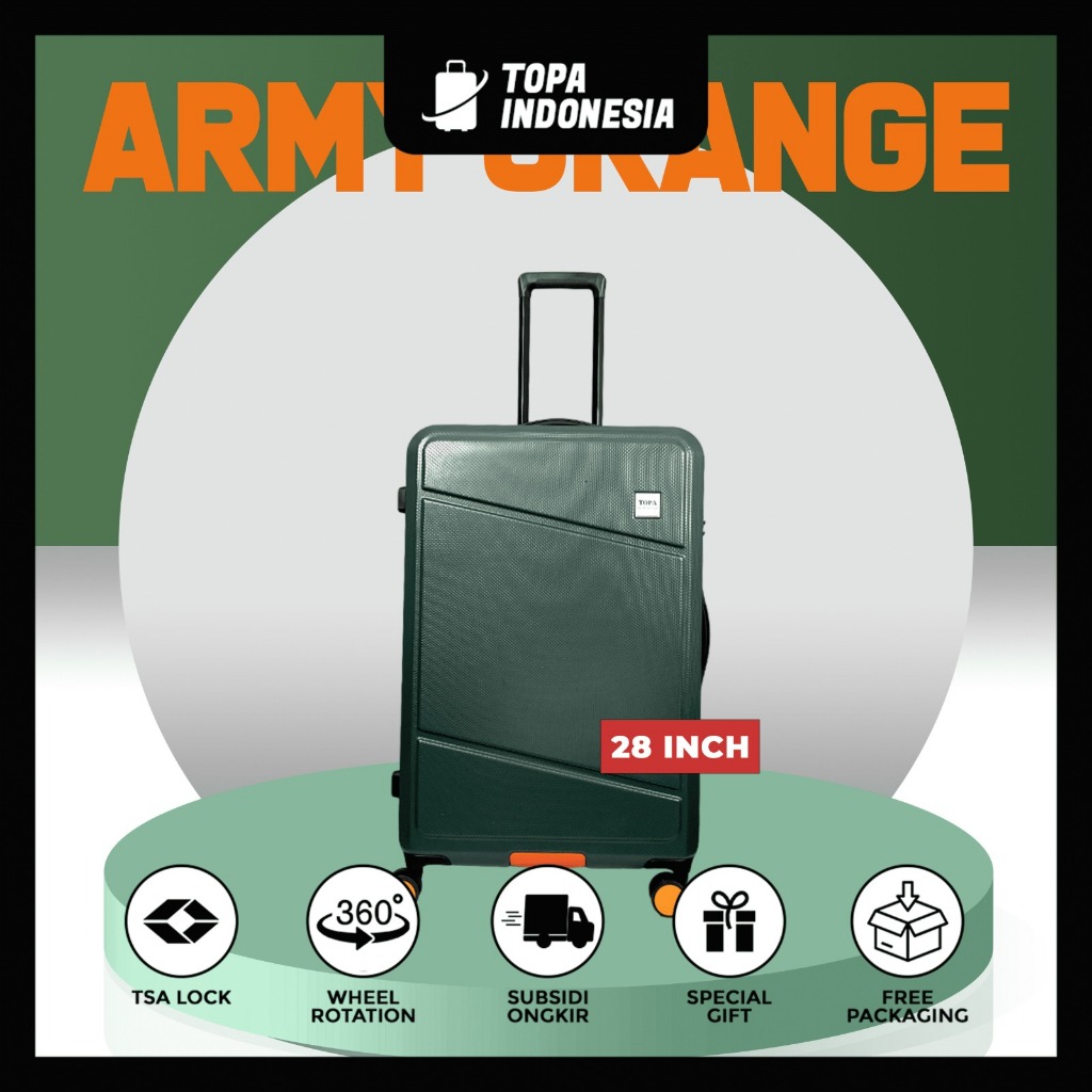 Topa FAMILY 手提箱豪華特大手提箱保證 28 英寸尺寸原裝聚碳酸酯鋁不銹鋼代碼 1800