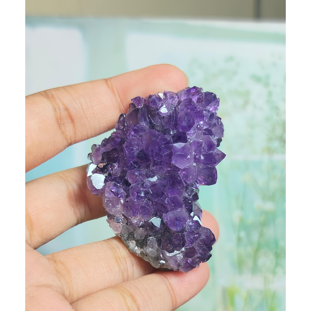 天然晶洞紫水晶 Druzy 烏拉圭