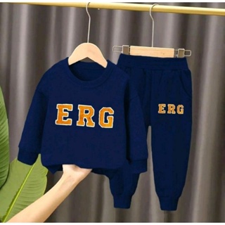 Katun Erg 毛衣套裝男童服裝 6 個月至 6 歲最新棉質材料 2024