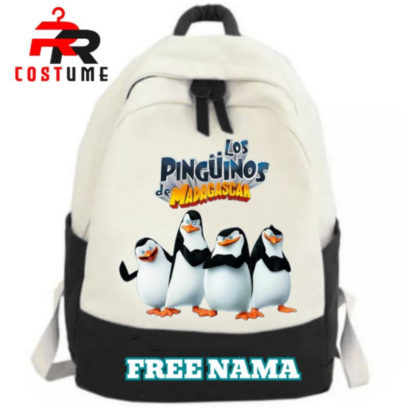 馬達加斯加企鵝兒童背包