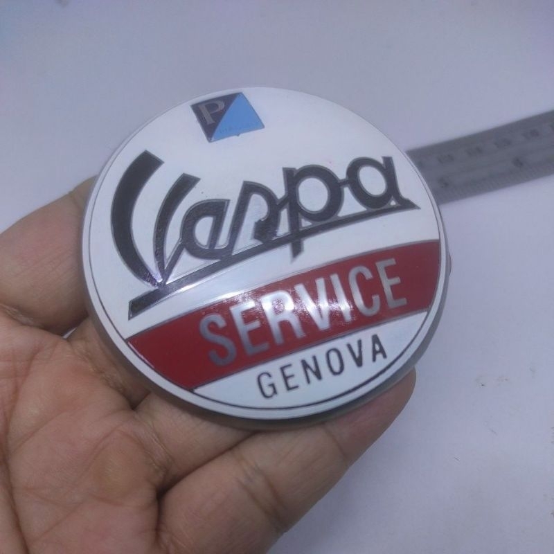 Vespa Lambretta 徽章貼紙金屬服務 Genova