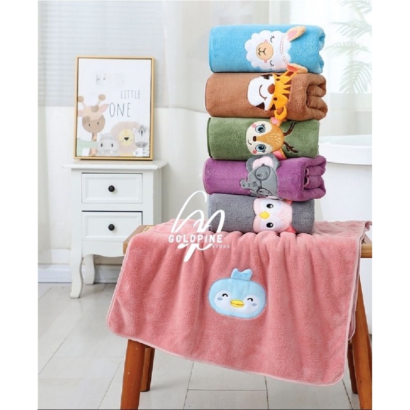 Kuma 優質兒童毛巾 50x100 厘米柔軟嬰兒毛巾