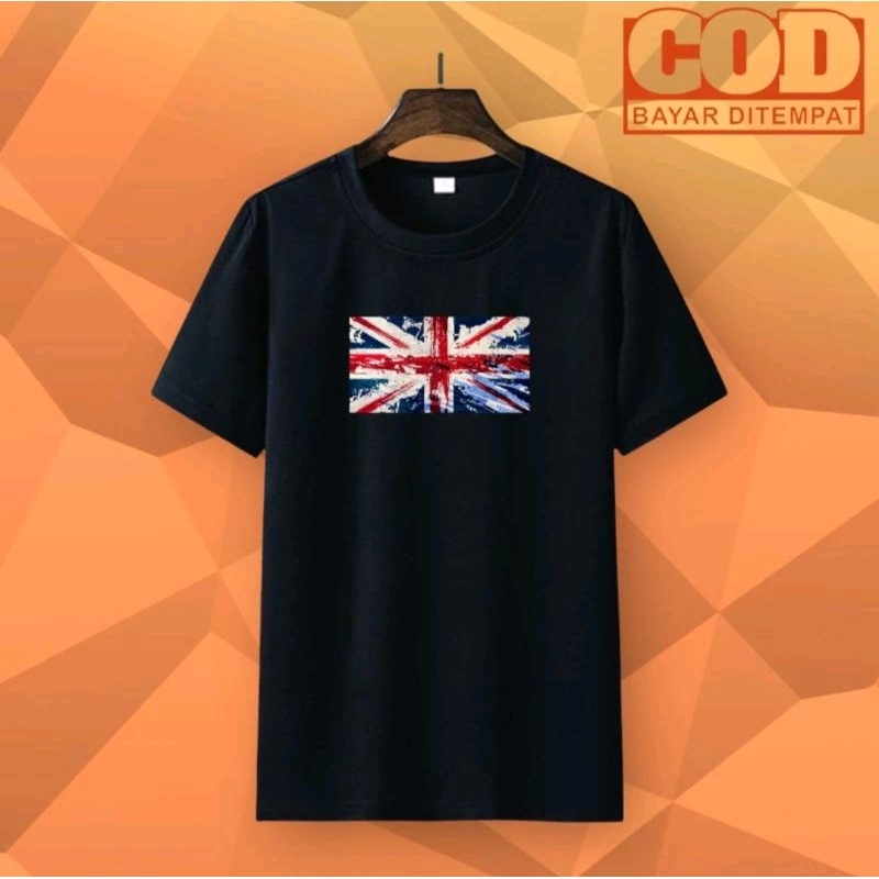 Mydude T 恤 T 恤 Distro 男士女士英國國旗