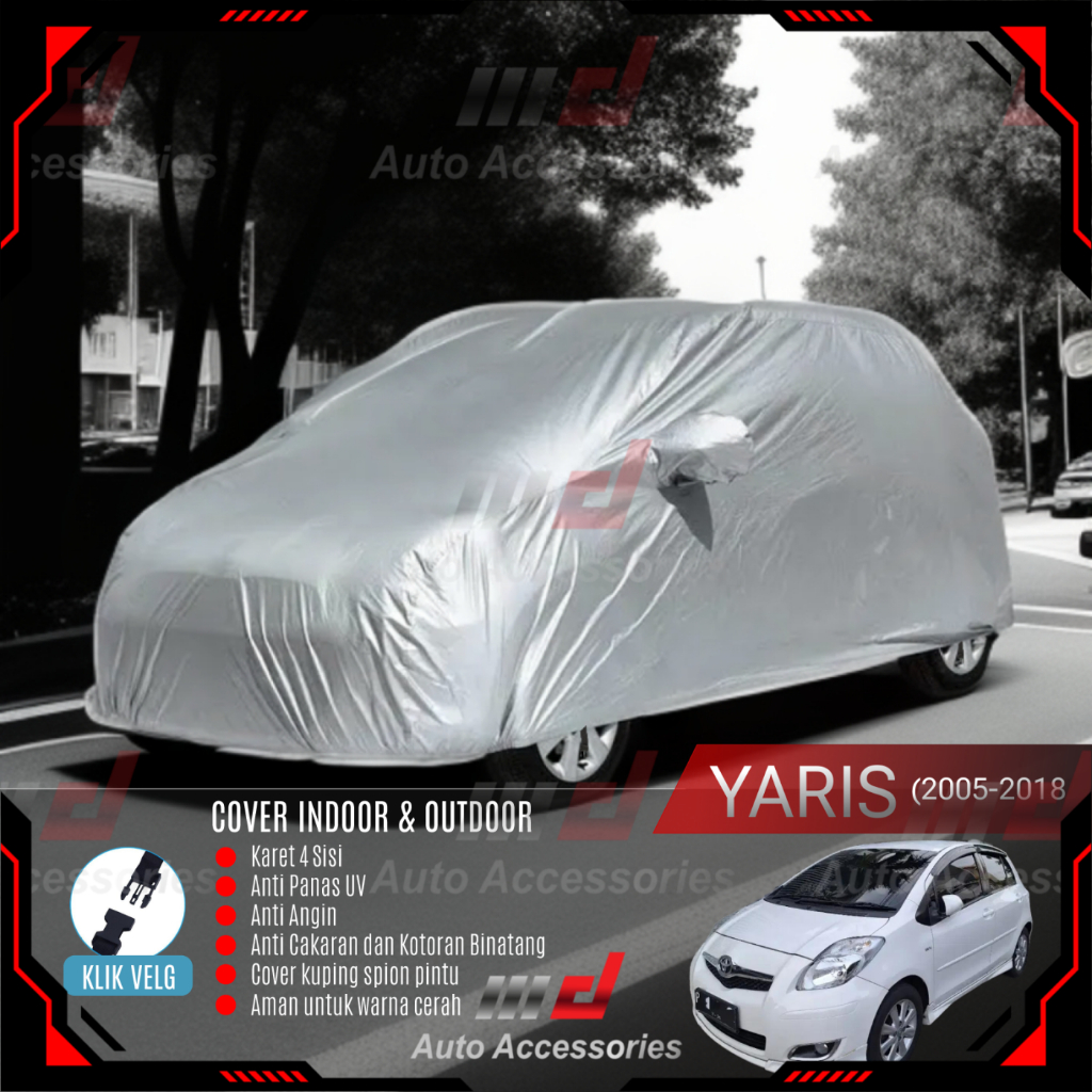 豐田 Putih 車身罩車罩 Toyota Yaris Old 全新 2015 2018 Cross Special 白