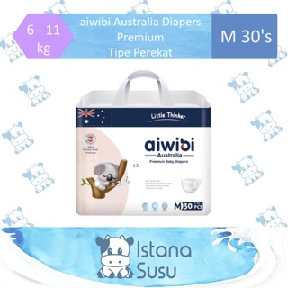 Aiwibi 優質嬰兒尿布粘性型褲子尺寸 NB S M L XL XXL