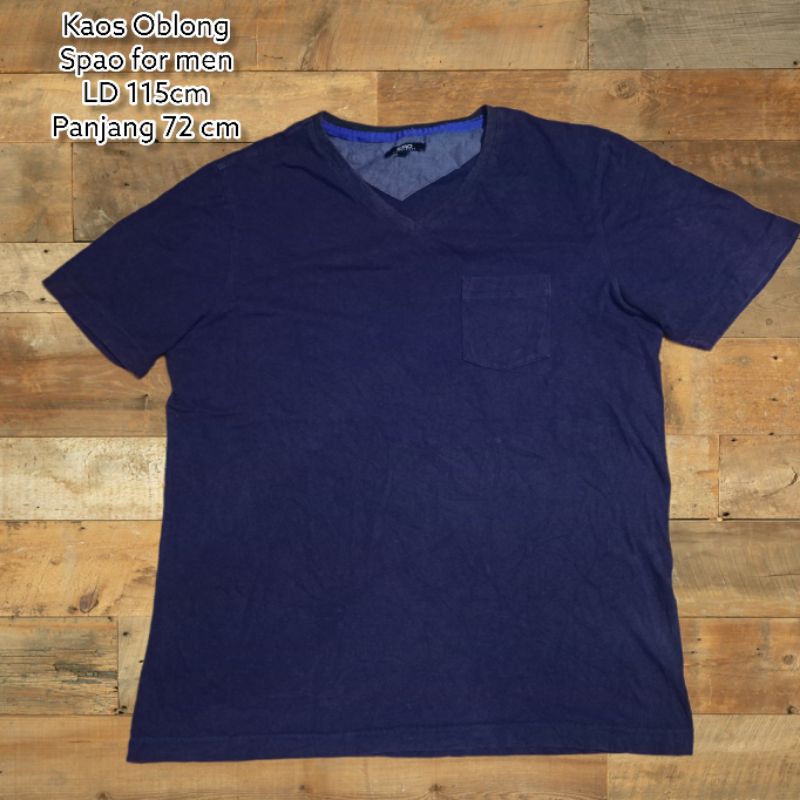 Spao 海軍藍口袋 T 恤