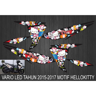 條紋貼紙變體 HONDA VARIO LED 2015-2017 HELLO KITTY 圖案圖形