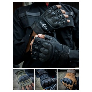 Hitam 黑色戰術手套戰術手套 tni Army Gloves brimon