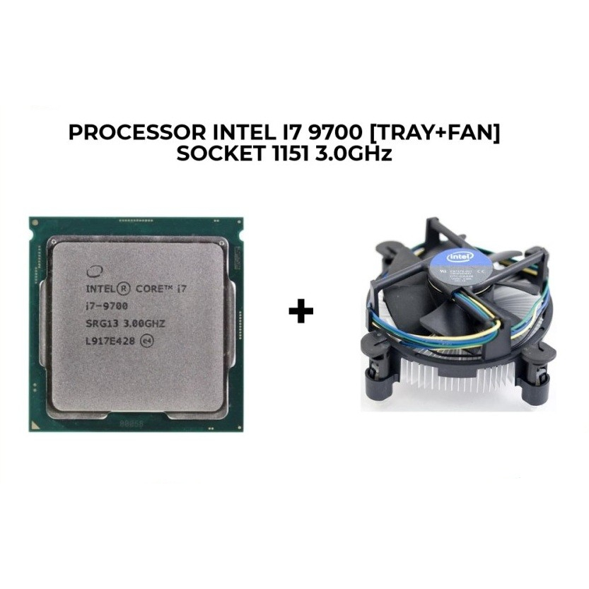 英特爾 Intel Core i7-9700 處理器托盤風扇