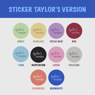 Taylor Swift Taylor 版圓形貼紙所有專輯