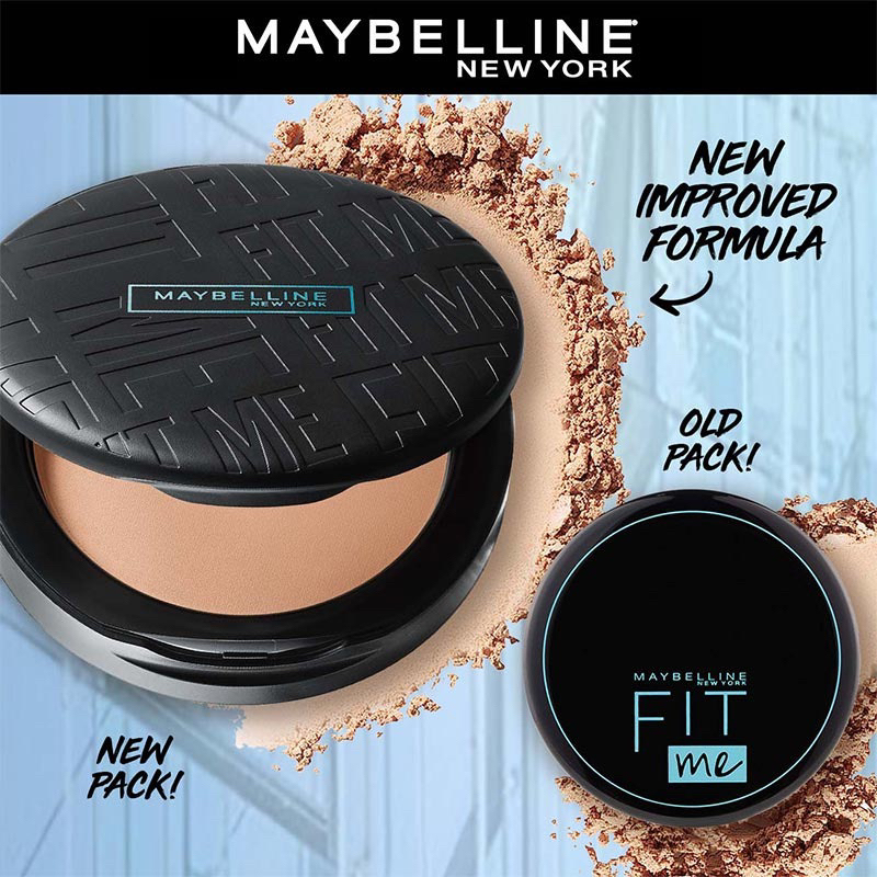 MAYBELLINE 美寶蓮 Fit Me 12 小時控油粉餅免費化妝固體粉