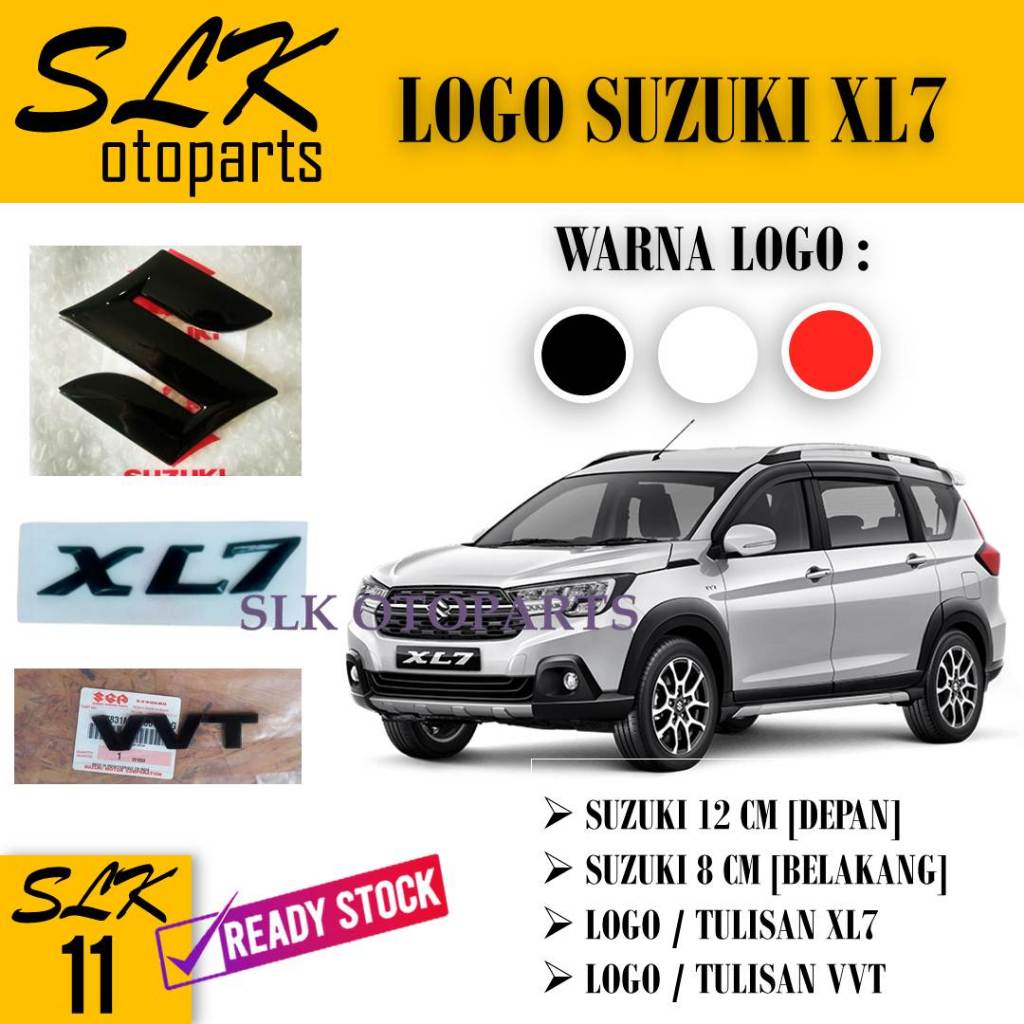 SUZUKI Slk11 會徽標誌鈴木 XL7 S12cm S8cm 書寫 XL7 套裝