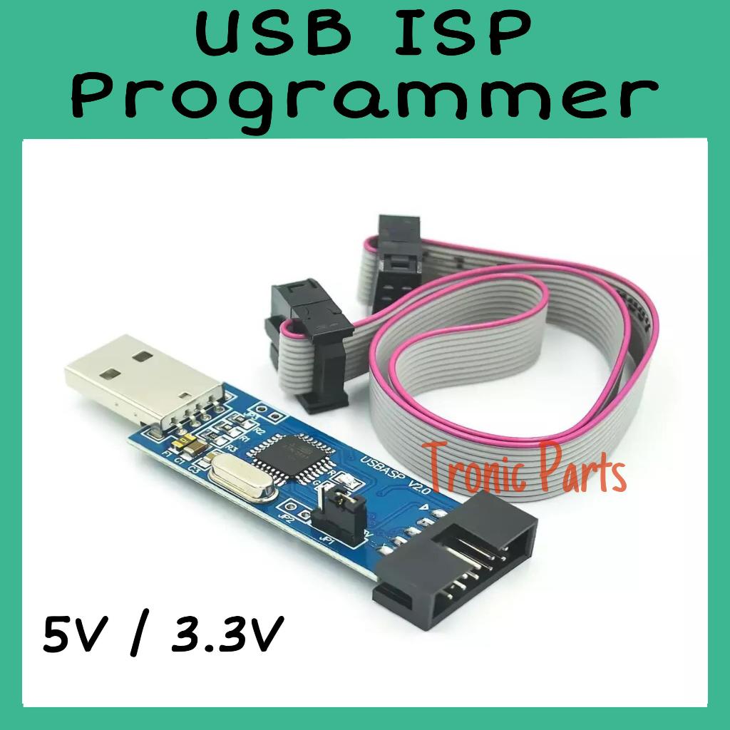 用於 AVR ATMEL V2.0 USB ASP 的 USB ASP ISP USB 編程器下載器