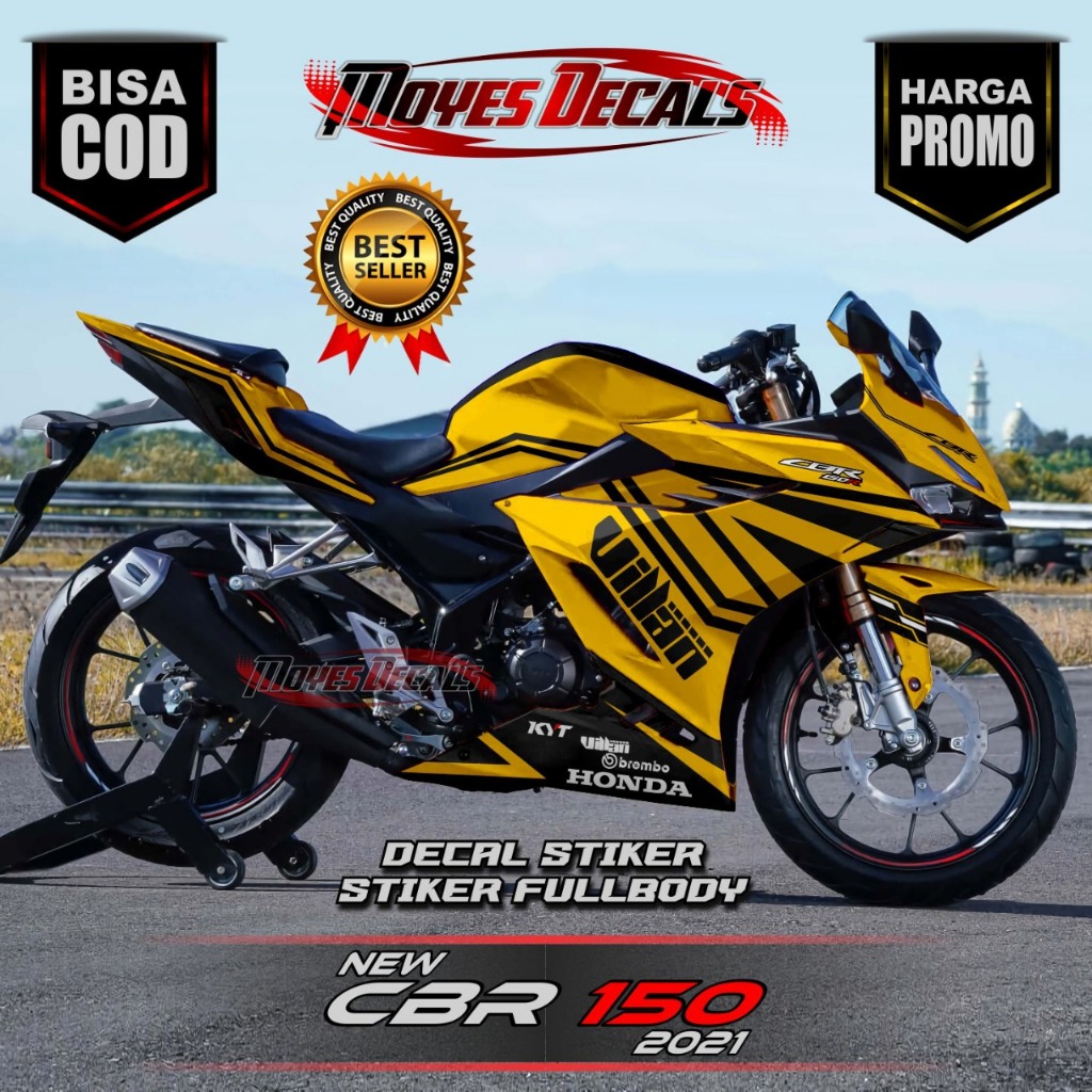 HONDA 貼花貼紙變化全身本田 Cbr 150R 2021 設計動機賽車