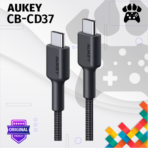 Aukey CB-CD37 USB C 轉 C 3A 數據線