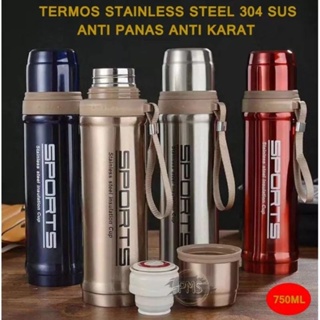 Termos Unique Thermos 不銹鋼保溫瓶 750ml 旅行保溫瓶防熱防溢出