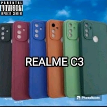 Case Pro 相機 Realme C3 REAL 軟殼通心粉保護相機