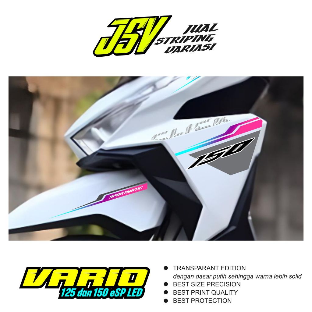 燈條 Vario 125 LED CLICK-i 紫外線貼紙 Honda Vario 150 eSP LED 變化