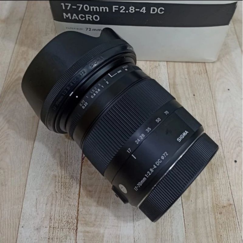 適用於佳能特殊保修的 Sigma 17-70mm F2.8-4 DC MACRO 鏡頭