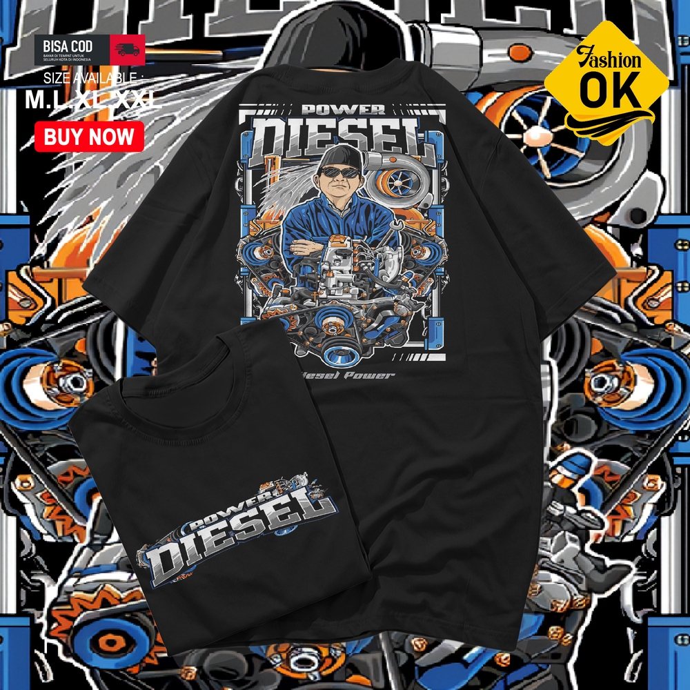 Diesel power 發動機動力 T 恤 DIESEL 襯衫 Sogan RACING 男士 T 恤