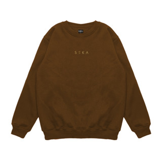 Seka Basics 圓領毛衣 Dijon 徽標