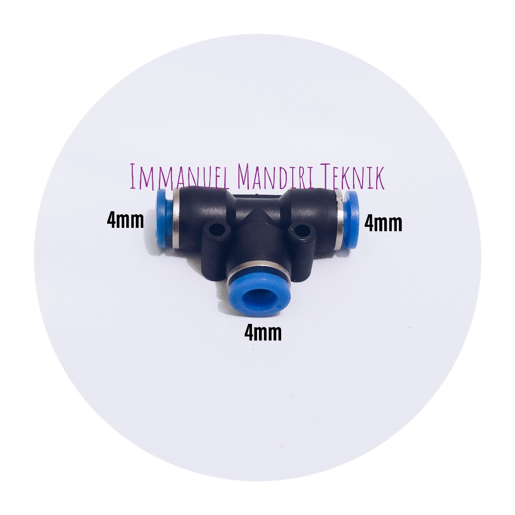 氣動三通 4mm 氣動三通接頭 4mm 軟管