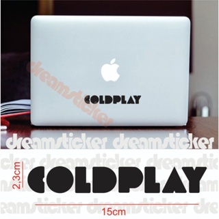 切割貼紙 Coldplay 標誌帶貼紙筆記本電腦 MacBook 貼花