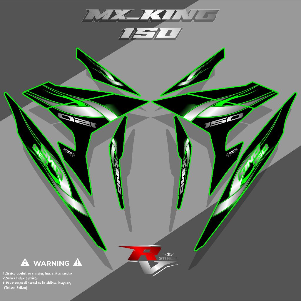 條紋/貼紙 MX-KING 150/最新 MX-KING 150 摩托車貼紙