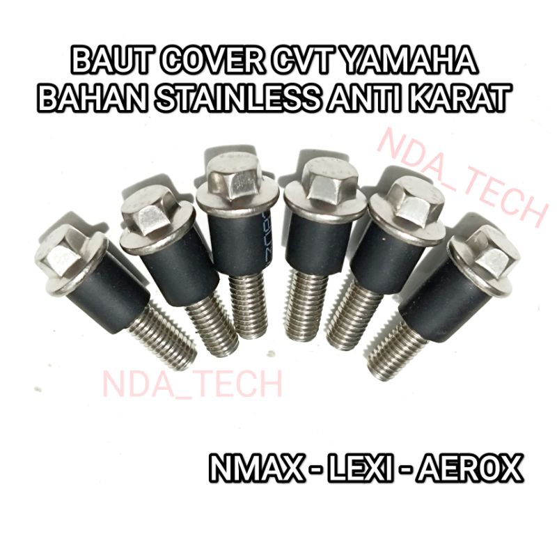 山葉 Cvt 蓋螺栓 YAMAHA NMAX LEXI AEROX 不銹鋼 304 CVT 蓋螺栓不銹鋼材料 CVT 螺