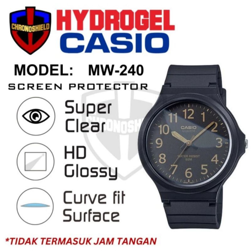 防刮卡西歐 MW240 水凝膠手錶