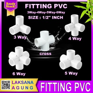 Pvc 連接 1/2 英寸 3Way 4Way 5Way 6Way Cross