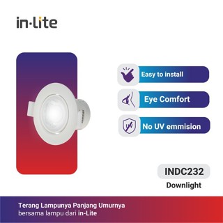 Inlite INDC 232 LED 吸頂燈超薄筒燈迷你鹵素 LED 220V