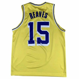 Austin Reaves 洛杉磯洛杉磯湖人隊 15 黃色黃色 NBA 籃球上衣 T 恤服裝