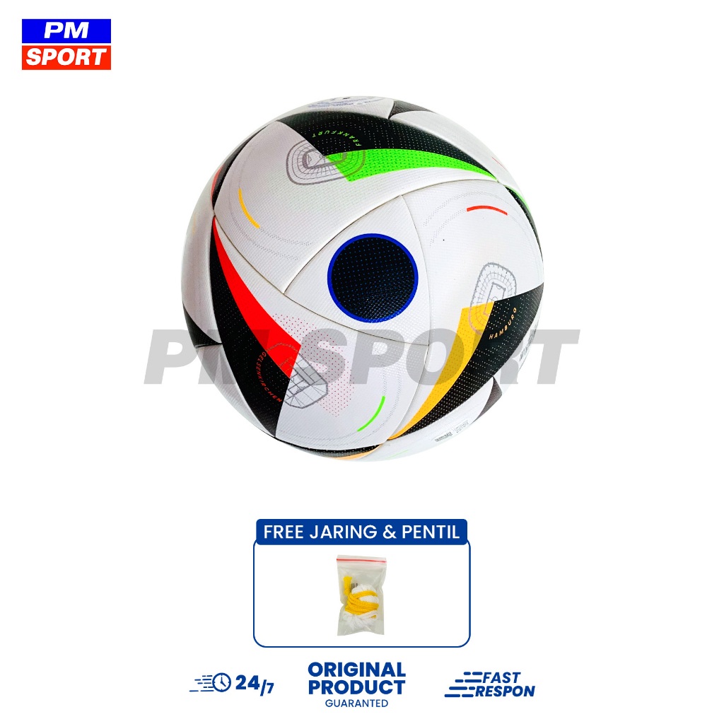 愛迪達 足球阿迪達斯官方比賽用球 EURO24 COM EURO 2024 德國原裝