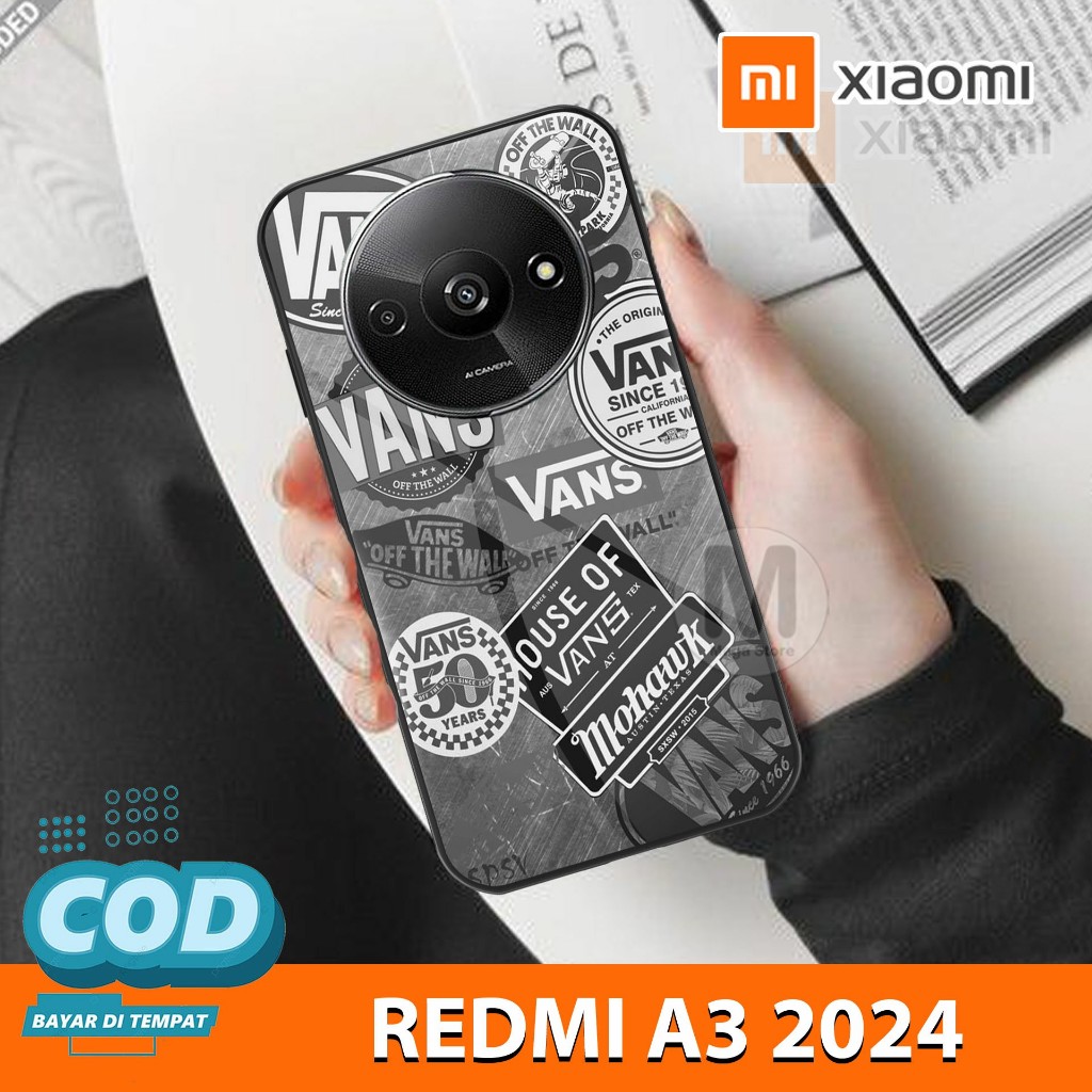 軟殼玻璃殼 Redmi A3 最新 2024 年全覆蓋相機保護套保護殼字符盒 Hp Redmi 防水 MG452