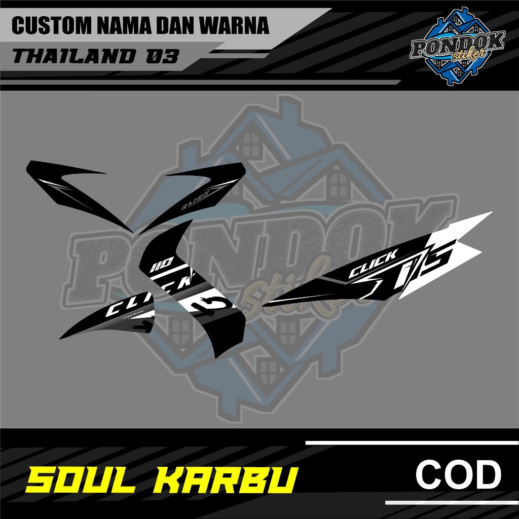 山葉 Cool STRIPING YAMAHA SOUL 化油器 THAILAND STYLE 03 RACING BO