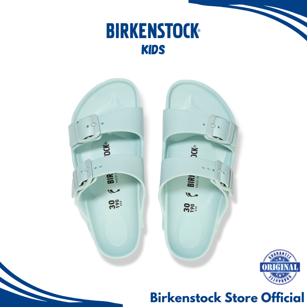 Birkenstock Arizona EVA 兒童衝浪綠色涼鞋