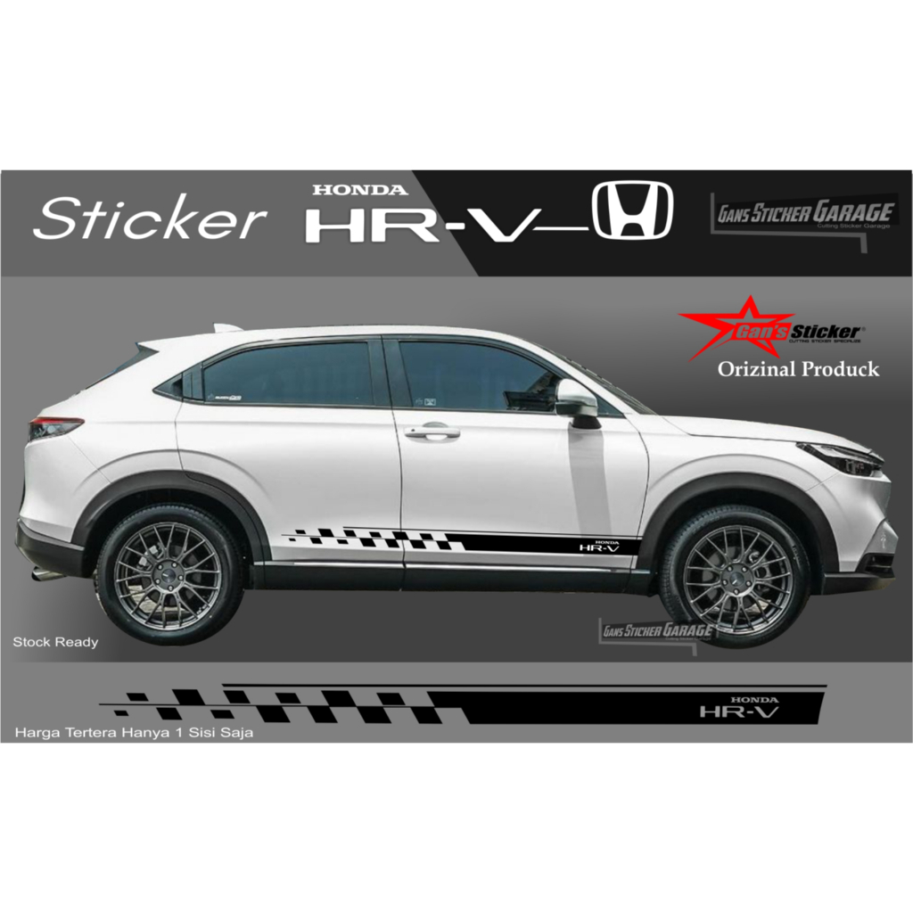 HONDA 貼紙本田 HRV 2022 2023 配件本田 HRV